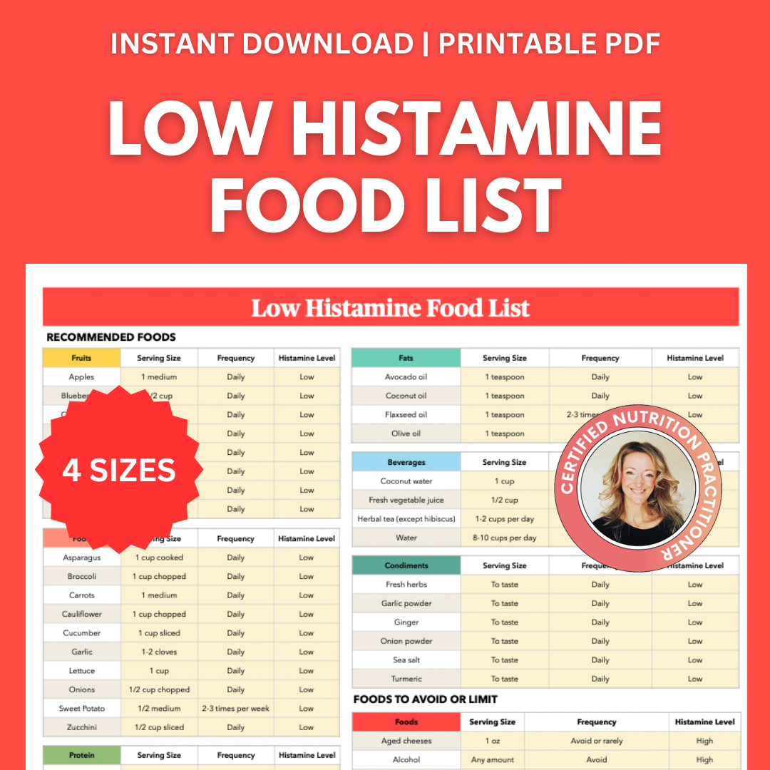 low-histamine-food-list